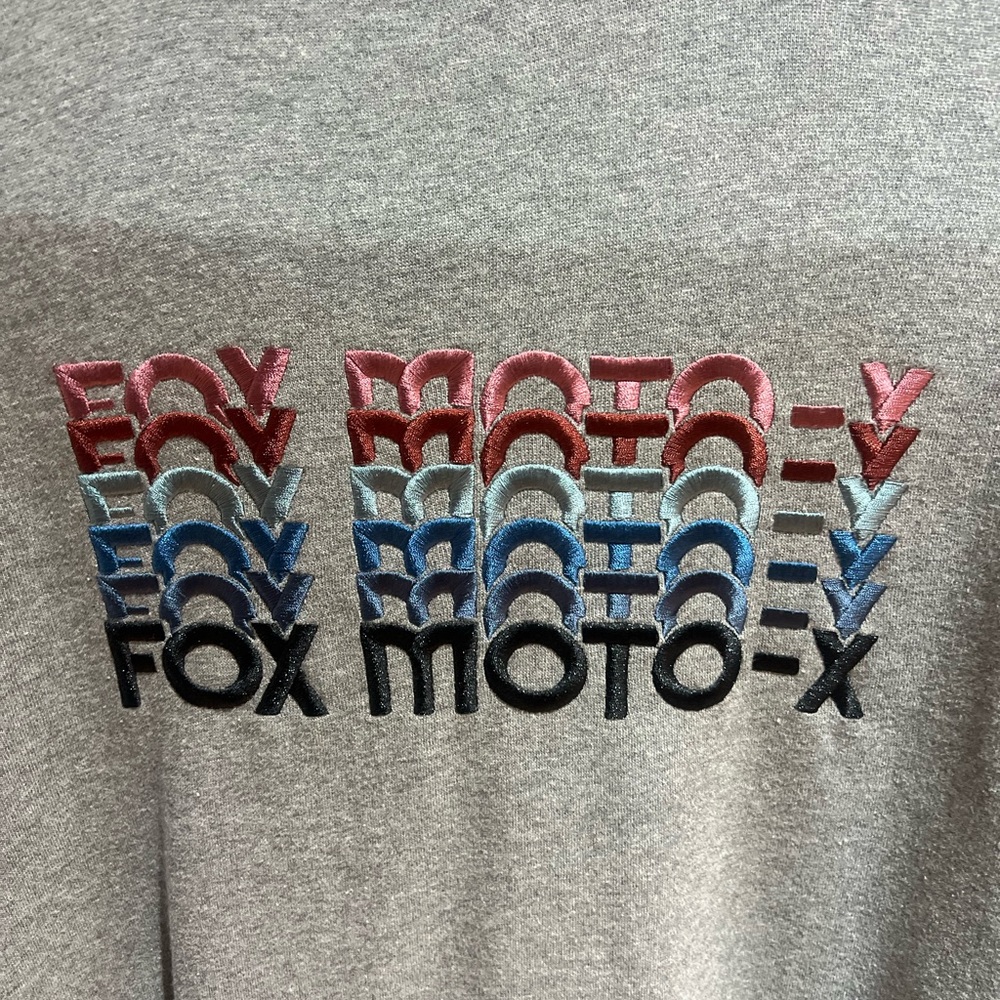 Fox Gray Zip-Up Sweater - Picture 4 of 5